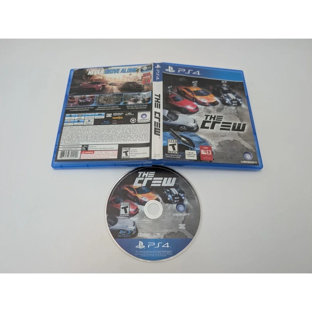The Crew Sony PlayStation 4 PS4 Game Clean Tested
